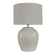 Maine & Crawford Luminite 58cm Scando Table Lamp Bedside Desk Light Decor Cream