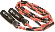 BodySport ZZR184 Beaded Jump Rope - Expand Your Workout Routine - Foam Handles for Firm Grip - 9 Ft. Rope