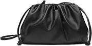 [VAKAER] Women Leather Pouch Bag Dumplings Crossbody Bag Cloud Handbag Fashion Shoulder Bag Tide Messenger Bag Clutch Bag