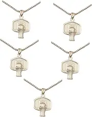 [VALICLUD] Pcs Boys Basketball Necklace Chain Pendant Necklace Mens Jewelry for Birthday