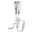 Rotary Manual Hand Whisk Egg Beater Mixer Blender Stainless Steel Kitchen1669