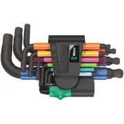 Wera Long Shaft Metric Allen Wrench Set (9-Piece Set) 0