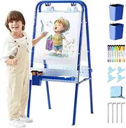 FUNLIO Outdoor Art Easel for Kids Blue