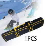 Ski Bag Storage Bag for Air Travel Wheeled Adjustable Strap Snowboard Bag