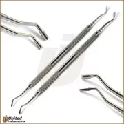 Set Of 2 Dental Amalgam Smooth Plugger 721-2/722-3 Composite Filling Condenser
