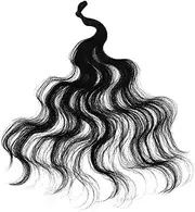 BATHVEVE Lightweight Comfort Wig Hair Bundle Curly Ponytail Extensions Hair Bun Hairpiece for Versatile Occasions
