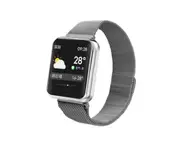 1.3inch Color Screen Blood Pressure Heart Rate Monitor Sport bluetooth Smart Wristband Watch-GREY