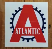Atlantic self-adhesive vinyl sticker for petrol bowser / pump