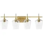 Bathroom Vanity Light Bathroom Light Fixture Over Mirror, Vanity 4-Light Gold
