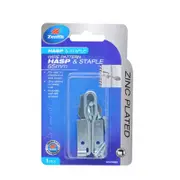 Zenith 65mm Zinc Plated Wire Pattern Hasp And Staple