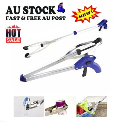 Handy Tool Extension Grabber Long Claw Trash Arm Gripper Pick Up Reacher ReachRK