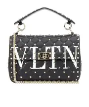 VLTN Rockstud Spike.It bag One size Black