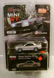 NISSAN SKYLINE GT-R NISMO SILVER USA MIJO TSM MODEL MINI GT DIECAST 2020