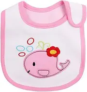 [Wukong Paradise] Cute Cartoon Pattern Toddler Baby Waterproof Saliva Towel Baby BibsK