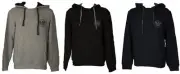 EMPORIO ARMANI men's sweatshirt with hood logo large pocket on the front article