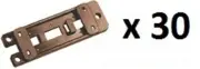 PECO 30 x (6 Packs) PL-9 Under Baseboard Mounting Plate (PL-10E Point Motor) 1st