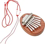 Abaodam 8 Mini Wooden Kalimba Keys Finger Piano Music Instrument for Beginners Portable Design for for Parties Performances Delicate Craftsmanship