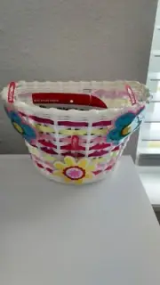Schwinn Bicycle Basket Light Up Motion Activated Flowers Kids Bike New Plastic