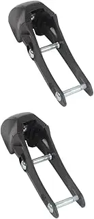 BRIGHTFUFU 2pcs Inline Roller Skate Brake Pad Accessories Replacement Brakes for Adult Roller Skates Easy Installation Material
