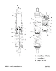 Polaris RING-PRELOAD, Genuine OEM Part 1501244, Qty 1