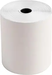Exacompta 40358E Till Rolls 2-Ply Width 76 mm Length 25 m Diameter Core 12 mm Chemically Responsive Carbonless White/Yellow