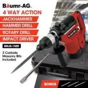 BAUMR-AG 1500W Electric Rotary Jackhammer Drill Demolition Jack Hammer Concrete