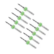 1/8" Shank 1.8mm Tungsten Carbide CNC Precision Micro PCB Drill Bits 10-Pieces