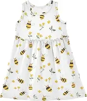 [Caihoyu] Girl Dresses Toddler Swing Casual Sundresses Birthday Party, Multicolor06, 8 Years
