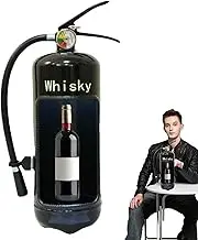 Wine Bottle Fire Extinguisher - Simulation Fire Extinguisher Holder, Wine Bottle Iron Funny Wine Shelf | Creative Wine Container Camping Bar, Home Decor, Fire Extinguisher Whiskey Holder for Picnic
