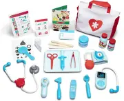 Melissa & Doug Get Well Doctor’S Kit Play Set – 25 Toy Pieces - Doctor Role Play