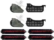 Cleaning Tank Filter High Speed Cleaning Rolling Brush Wheel Caster Parts Accessories, Compatible for Roborock S8 Pro Ultra