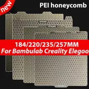 PEI Honeycomb Build Plate for Bambu Lab PEI Spring Steel Sheet for Creality New