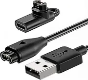 Charger Cable intended for Garmin D2 Air/ D2 Air X10/ Charlie/ Delta/ Delta PX/Delta S Watch with Type-C Adapters, 3.3 Feet USB Charging Cable Data Transfer Cord
