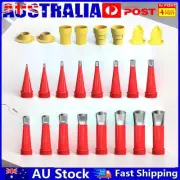 22/24 Pcs Caulking Tool Kit Stainless Steel Caulk Finisher Kit with Connector AU