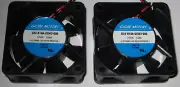 2 X Globe Motors 60mm Fan - 24V DC - 17 CFM - 25mm Thick - D24-B10A-05W3 - 28dB
