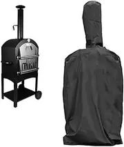 KILLIAN'S Store Pizza Oven Cover, Outdoor Camping Protective Cover Heavy Duty Waterproof Weather Resistant Dust-Proof Grill Black 170x65x55cm