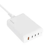 Bonelk 240W USB-C/USB-A Multi-Port Desktop Charger For Laptop/MacBook White