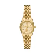Michael Kors Lexington Three Hand Gold Tone Stainless Steel Watch MK4741