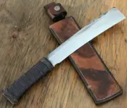 CUSTOM HANDMADE CARBON STEEL HUNTING Big Ass Recurve SURVIVAL SWORD