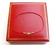 red string bracelet kabbalah 14 k solid gold original luck protection bangle new
