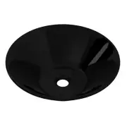 Ceramic Bathroom Sink Basin Black Round