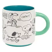 Hallmark Peanuts SNOOPY Through the Decades 75th Anniversary Ceramic Mug