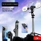 Magnetic Phone Selfie Stick Holder Handheld Tripod Stand Bluetooth For All Phone