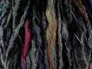 4 SKEINS of CHARCOAL TWEED MADISON TRENDSETTER YARN 260 YDS - #5 BULKY WT YARN