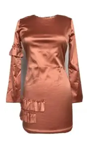 Cynthia Rowley Women Dress Size 4 NWT Silk Mini