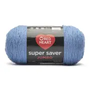 Red Heart Super Saver Jumbo Yarn-Light Periwinkle E302C-0347