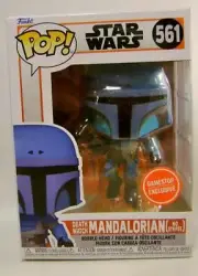 THE MANDALORIAN DEATH MATCH NO STRIPES #561 STAR WARS GAMESTOP FUNKO POP 2022
