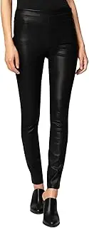 [BLANKNYC] Womens Luxury Vegan Leather Pants, Comfortable Biker Style Leggings, Super Soft High Waist, Tummy Control