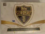 2013 Topps Supreme Football Box - Hobby