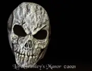 NEW 2021 Old Skull Half Halloween Mask Creepy Cosplay Skeleton Horror Undead